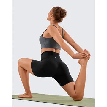 CRZ YOGA Naked Feeling Biker Shorts - Perfect for Active Women