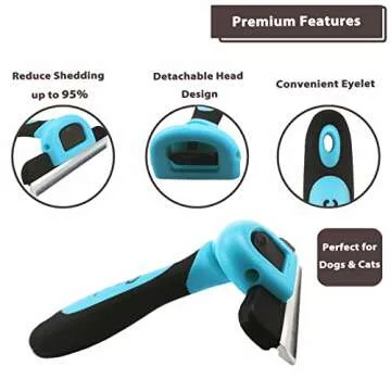 Gonicc PDT-1001 Professional Pet Deshedding Tool