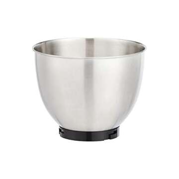 Amazon Basics Multi-Speed Stand Mixer with Attachments, Black