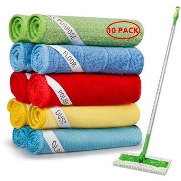 MEXERRIS 10 Pack Mop Pads for Swiffer Sweeper Mops