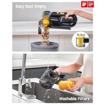 Fanttik Fold V10 Apex Pivot Vacuum - 17000Pa Suction Power