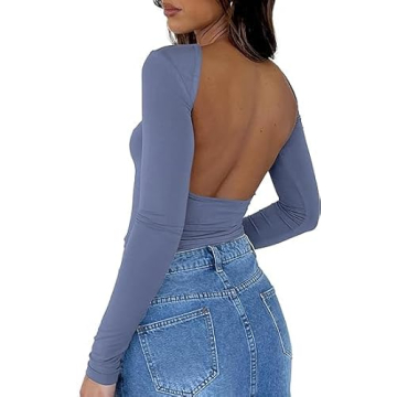 ForeFair Backless Crop Tee - Stylish Summer Essential