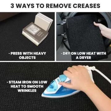 EARTHALL Woven Runner Rug 2x8 Ft Washable Runners for Hallways Cotton Non Slip Rubber Backed Kitchen Runner Braided Indoor Floor Carpet for Entryway, Hallway, Kitchen, Bedroom, Black/Grey