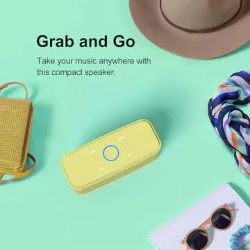 DOSS SoundBox Touch Portable Bluetooth Speaker with 20H Playtime