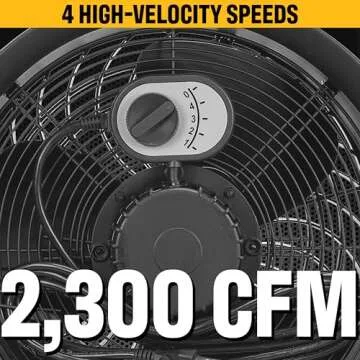 CAT High-velocity Drum Air Circulator Fan - Durable & Efficient Cooling