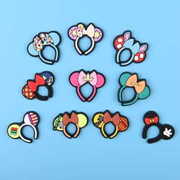 XQNB Lovely Shoe Charms for Kids Girls Women Shoes Decorations Bag Charms Birthday Party Favor