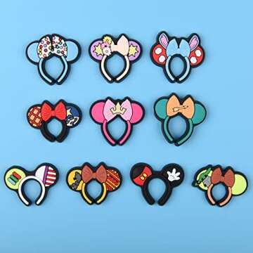 XQNB Lovely Shoe Charms for Kids Girls Women Shoes Decorations Bag Charms Birthday Party Favor