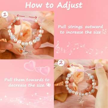 Dance Bracelet as Dancer Gifts for Girls, Adorable Birthday Gifts for Dancers as Girls Dance Stuff, Sparkly Dance Accessories as First Dance Recital Gifts for Girls Daughter Nephews from Sereney