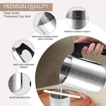 Wfmolcand Candle Making Kit for All Ages, Eco-Friendly Supplies