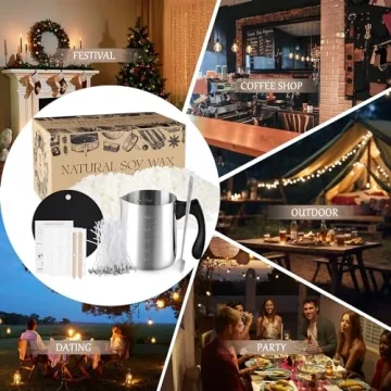 Wfmolcand Candle Making Kit for All Ages, Eco-Friendly Supplies