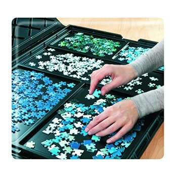 Ravensburger Puzzle-Store Storage System 17962 - Ideal for Puzzles up to 1000 Pieces | 28 x 20 inches | Secure Snap-Tight Closure | Convenient Transport Handles