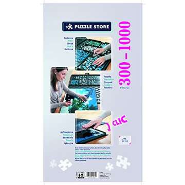 Ravensburger Puzzle-Store Storage System 17962 - Ideal for Puzzles up to 1000 Pieces | 28 x 20 inches | Secure Snap-Tight Closure | Convenient Transport Handles