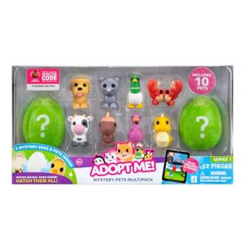 Adopt Me! 10 Pack Mystery Pets - Exclusive Virtual Code and Collectors Guide