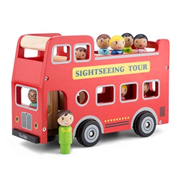 Exciting City Tour Bus Play Set with 9 Figures
