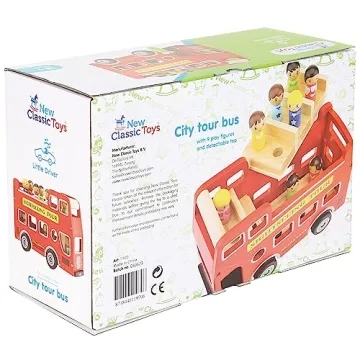 Exciting City Tour Bus Play Set with 9 Figures