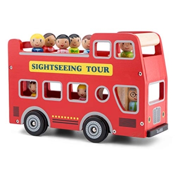 Exciting City Tour Bus Play Set with 9 Figures