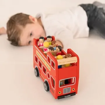 Exciting City Tour Bus Play Set with 9 Figures