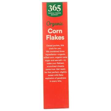 365 by Whole Foods Market, Organic Corn Flakes Cereal, 12 Ounce