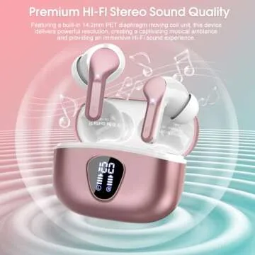 High-Quality Wireless Earbuds with ENC Noise Cancellation