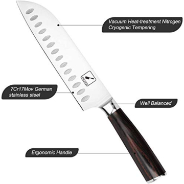 imarku 7 Inch Santoku Knife - Perfect Kitchen Gift