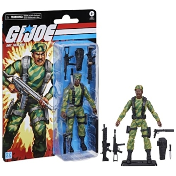G.I. Joe SGT. Stalker 6-Inch Action Figure with 8 Accessories - Collectible Classic