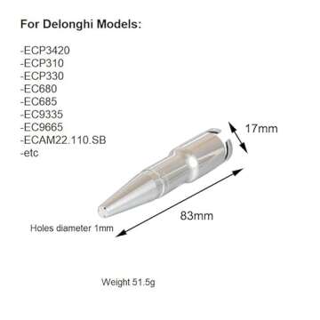 Premium Steam Nozzle Tip for Delonghi Stilosa EC260