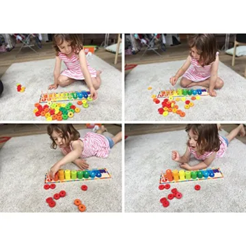 Wooden Stacking Rings for Kids Learning and Fun