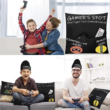 Gamer Gift Set: Pocket Pillow Cover, Socks & Beanie