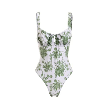 Shop BERLOOK Women’s Tie Floral Eco-Friendly Tankini