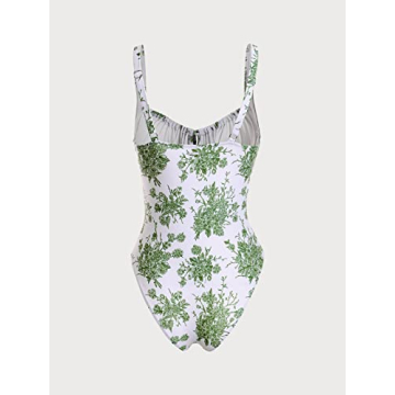 Shop BERLOOK Women’s Tie Floral Eco-Friendly Tankini