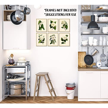 Stunning Vintage Floral Decor - 8x10 Prints Set of 6