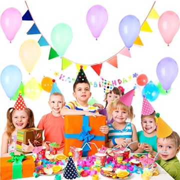 Vesil Colorful Birthday Party Hats for Kids and Adults