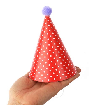 Vesil Colorful Birthday Party Hats for Kids and Adults