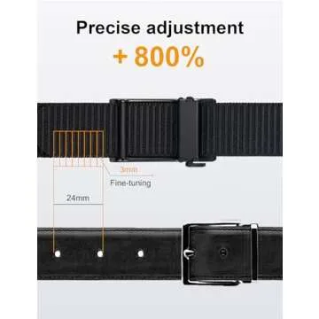 JUKMO Nylon Web Ratchet Tactical Belt for Men, Stylish and Durable