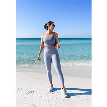 HeyNuts 7/8 Leggings High Waisted Yoga Pants for Women