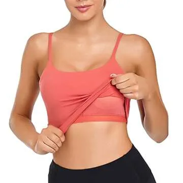 Lemedy Padded Sports Bra for Fitness Workout & Yoga