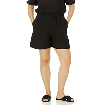 The Drop Priya Pull-On Linen Shorts for Summer Style