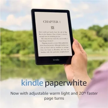 Kindle Paperwhite 16GB with Warm Light & No Ads