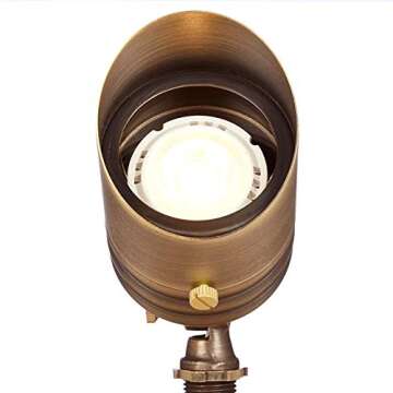 VOLT Brass Bronze Landscape Lighting Kit for Outdoor Spaces