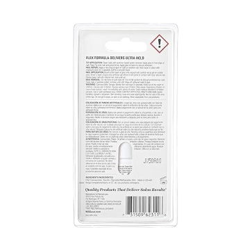 KISS PowerFlex Brush-On Nail Glue - Strong, Flexible Adhesive