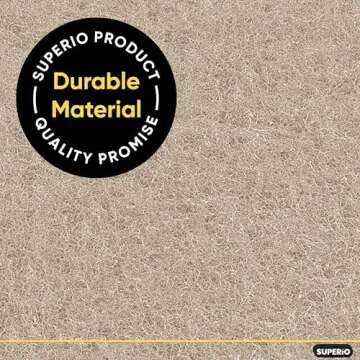 Superio Scouring Pad Pack of 24 - Non-Scratching Natural Sisal Cleaning Scrub Pads, Eco-Friendly Resuable Kitchen Scrubbing Pads