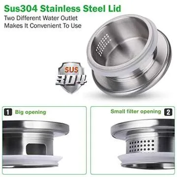 105OZ Glass Pitcher with Lid and Spout - High Heat Resistance Pitcher for Hot/Cold Water & Iced Tea (XL3.0L)