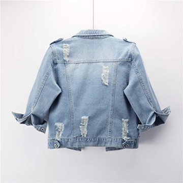 Hixiaohe Women Retro Denim Jacket for Casual Elegance
