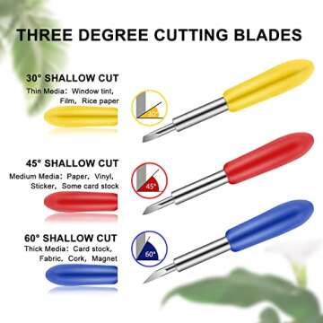 60 Pcs Replacement Blades for Cricut Crafting Excellence