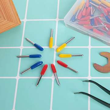 60 Pcs Replacement Blades for Cricut Crafting Excellence