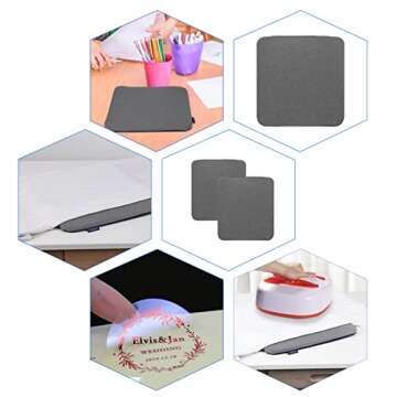 Heat Press Mat Compatible with Cricut Easy Press 2, Easy Press Mat 12”X12” for T Shirt HTV Vinyl Craft Ironing Transfer Projects (12"x12"-1 Mat)