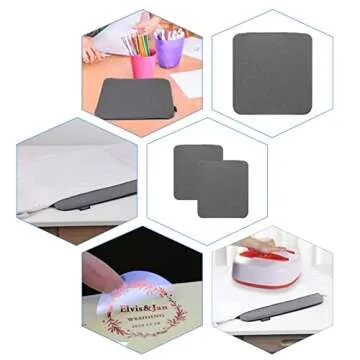 Heat Press Mat Compatible with Cricut Easy Press 2, Easy Press Mat 12”X12” for T Shirt HTV Vinyl Craft Ironing Transfer Projects (12"x12"-1 Mat)