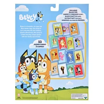Bluey 5 in 1 Card Game Set for Family Fun