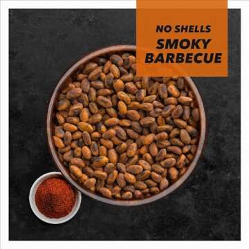 Wonderful Pistachios No Shells, Smoky Barbecue Flavored Nuts, 11 Ounce Resealable Bag, Protein Snack...