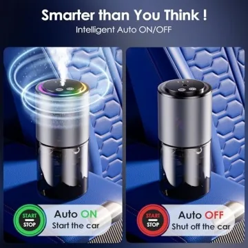 Smart Car Air Freshener with Music Sync Tech